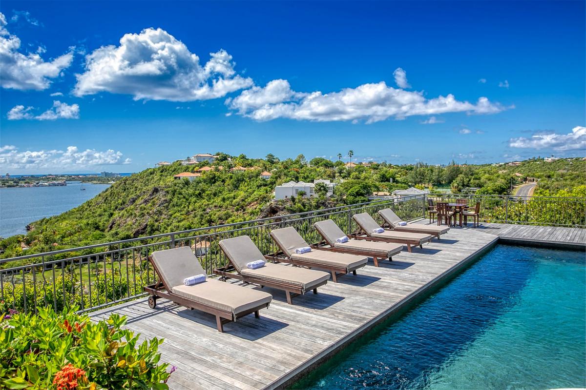 Saint Martin villa rental - The pool